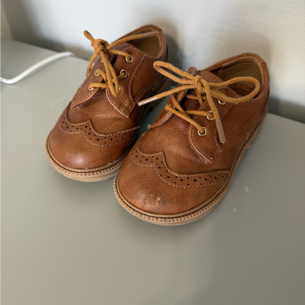 Dream Pairs Brown Kids Dress Shoes